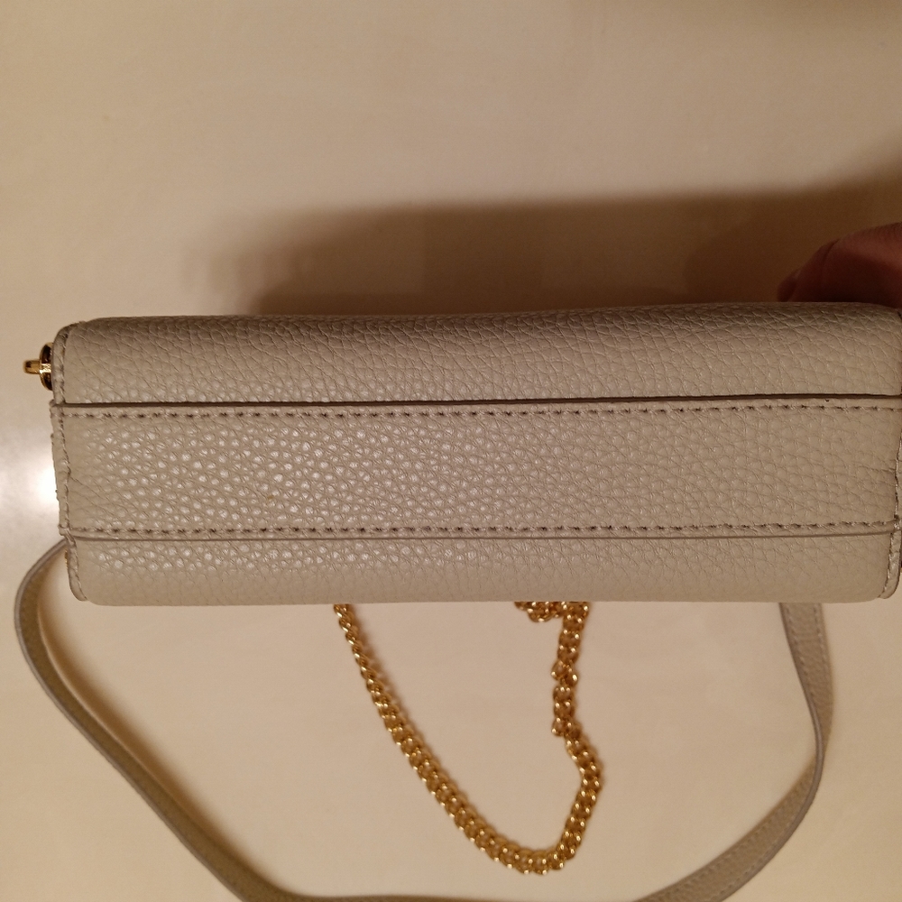 MARC JACOBS Leather Crossbody Bag In Oatmilk - Picture 5 of 13